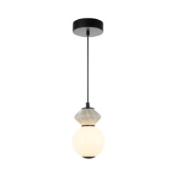 Pakabinamas šviestuvas Balos LED 5W 3000K Matinė Juoda (PND-94921-1A-BK)