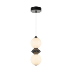 Pakabinamas šviestuvas Balos LED 10W 3000K Matinė Juoda (PND-94921-2A-BK)