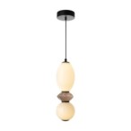 Pakabinamas šviestuvas Balos LED 12W 3000K Matinė Juoda (PND-94921-2B-BK)