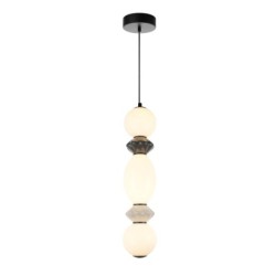 Pakabinamas šviestuvas Balos LED 14W 3000K Matinė Juoda (PND-94921-3V-BK)