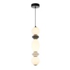 Pakabinamas šviestuvas Balos LED 14W 3000K Matinė Juoda (PND-94921-3V-BK)
