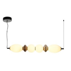 Pakabinamas šviestuvas Balos LED 23W 3000K Matinė Juoda (PND-94921-4A-BK)