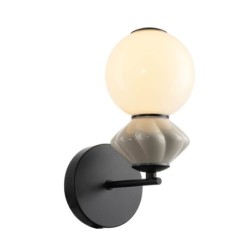 Sieninis šviestuvas Balos LED 5W 3000K Matinė Juoda (WL-94921-1A-BK)