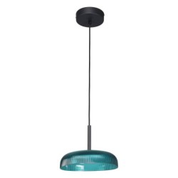 Pakabinamas šviestuvas Colle LED 12W 3000K Žalia Juoda (PND-48529-BK-BLU)