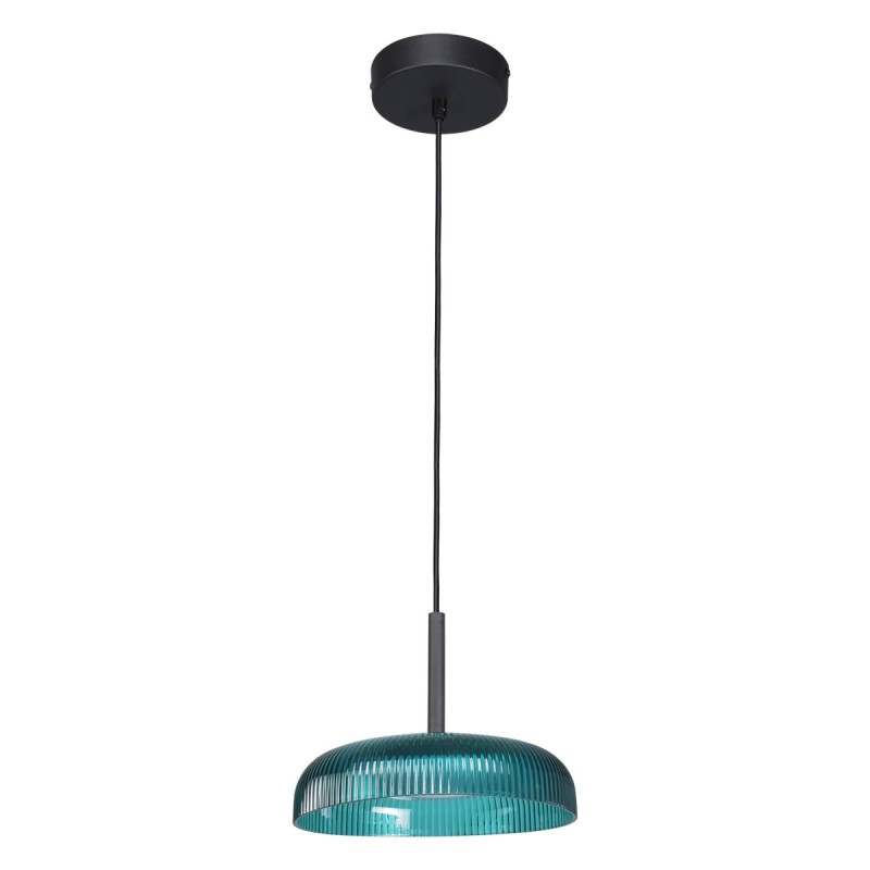 Pakabinamas šviestuvas Colle LED 12W 3000K Žalia Juoda (PND-48529-BK-BLU)