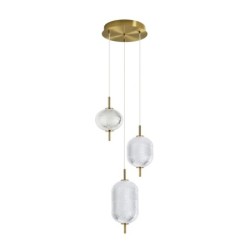 Pakabinamas šviestuvas Corado LED 23W 3000K Aukso (PND-81438-3-GD)