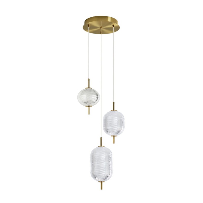 Pakabinamas šviestuvas Corado LED 23W 3000K Aukso (PND-81438-3-GD)