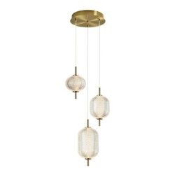 Pakabinamas šviestuvas Corado LED 23W 3000K Aukso (PND-81438-3-GD)