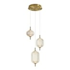 Pakabinamas šviestuvas Corado LED 23W 3000K Aukso (PND-81438-3-GD)