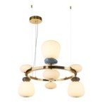 Pakabinamas šviestuvas Evans LED 33W 3000K Aukso (PND-94981-4B-GD)