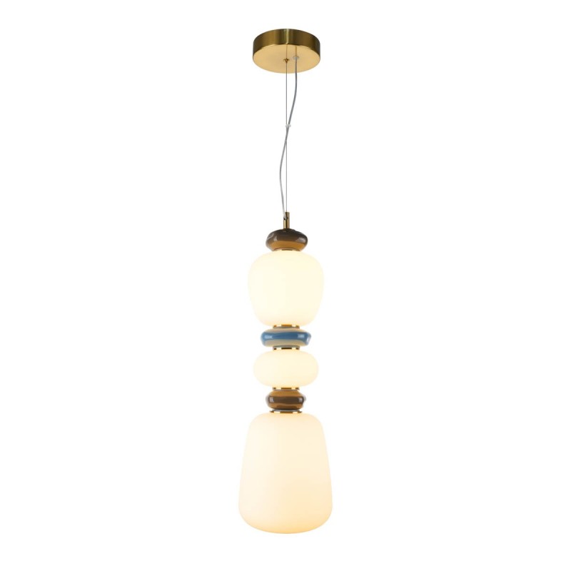Pakabinamas šviestuvas Evans LED 19W 3000K Aukso (PND-94981V-3A-GD)