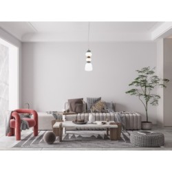 Pakabinamas šviestuvas Evans LED 15W 3000K Aukso (PND-94981V-3B-GD)