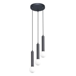 Pakabinamas šviestuvas Filano 3xG9 Smėlio Šlifuota Juoda (PND-33574-3-BK)