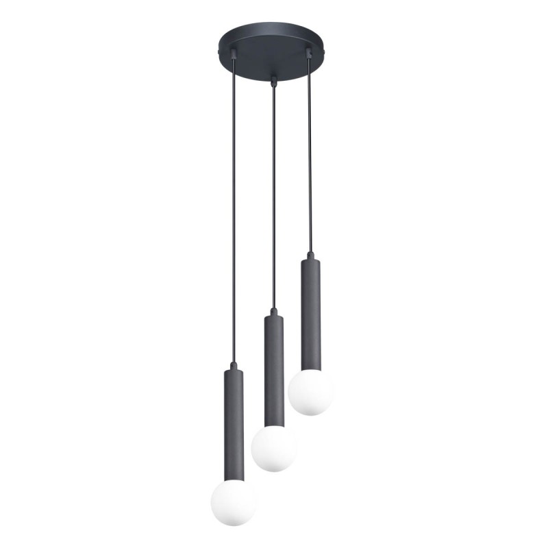 Pakabinamas šviestuvas Filano 3xG9 Smėlio Šlifuota Juoda (PND-33574-3-BK)