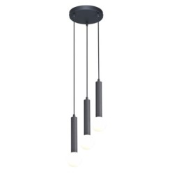 Pakabinamas šviestuvas Filano 3xG9 Smėlio Šlifuota Juoda (PND-33574-3-BK)