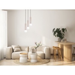 Pakabinamas šviestuvas Filano 3xG9 Kavos (PND-33574-3-CF)