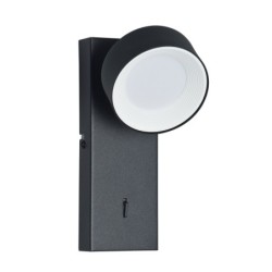 Sieninis šviestuvas Fonten LED 1.8W 4000K Smėlio Šlifuota Juoda (WL-47380-1-BK)
