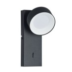 Sieninis šviestuvas Fonten LED 1.8W 4000K Smėlio Šlifuota Juoda (WL-47380-1-BK)