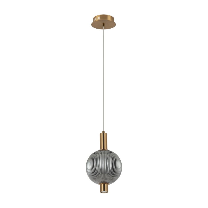 Pakabinamas šviestuvas Lenti LED 7W 3000K Juoda Aukso (PND-83631-1-BRO-SG)