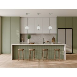 Pakabinamas šviestuvas Lenti LED 7W 3000K Juoda Aukso (PND-83631-1-SC-WH)