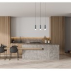 Pakabinamas šviestuvas Macera 3xE27 Smėlio Šlifuota Juoda (PND-33849-3-BK)