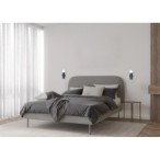 Sieninis šviestuvas Macera 1xE27 Smėlio Šlifuota Juoda (WL-33849-1-BK)