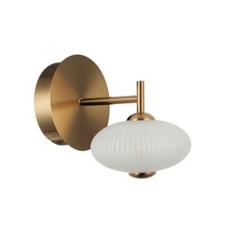 Sieninis šviestuvas Nico LED 5W 3000K Juoda Aukso (WL-8545-1-BK-GD)
