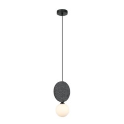 Pakabinamas šviestuvas Andrea 1xG9 Juoda Pilka (PND-59779-1M-GR)