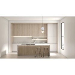 Pakabinamas šviestuvas Andrea 1xG9 Juoda Pilka (PND-59779-1M-LGR)