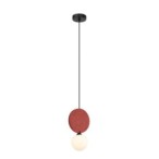 Pakabinamas šviestuvas Andrea 1xG9 Juoda Raudona (PND-59779-1M-RED)