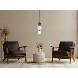 Pakabinamas šviestuvas Andrea 1xG9 Juoda Pilka Raudona (PND-59779B-1M-MLTI)