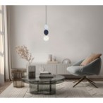 Pakabinamas šviestuvas Andrea 1xG9 Juoda Pilka Mėlyna (PND-59779B-1S-MLTI)