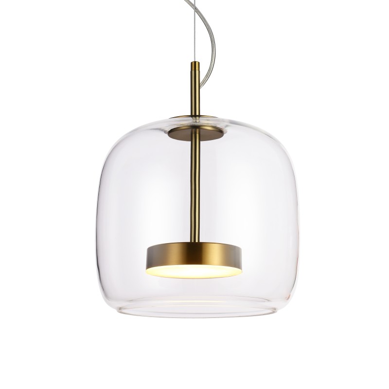 Pakabinamas šviestuvas Caste LED 10W 3000K Aukso (PND-17760A-BRSS-CL)