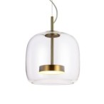 Pakabinamas šviestuvas Caste LED 10W 3000K Aukso (PND-17760A-BRSS-CL)