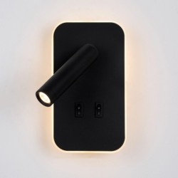 Sieninis šviestuvas Doria LED 8W 3000K Juoda (WL-83957-1-BK)