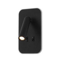 Sieninis šviestuvas Doria LED 8W 3000K Juoda (WL-83957-1-BK)
