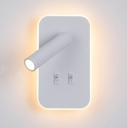 Sieninis šviestuvas Doria LED 8W 3000K Balta (WL-83957-1-WH)