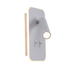Sieninis šviestuvas Doria LED 8W 3000K Balta (WL-83957-1-WH)