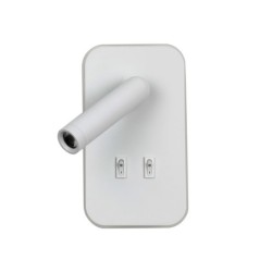 Sieninis šviestuvas Doria LED 8W 3000K Balta (WL-83957-1-WH)