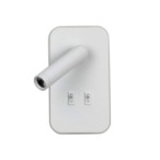 Sieninis šviestuvas Doria LED 8W 3000K Balta (WL-83957-1-WH)