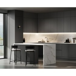 Sieninis šviestuvas Elice 1xGU10 Juoda Žalvario (WL-58892-1-BK-BRO)