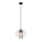 Pakabinamas šviestuvas Feder 1xE27 Juoda (PND-61001C-BK)