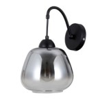 Sieninis šviestuvas Felis 1xE27 Matinė Juoda (WL-40824-1-BK)