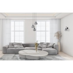 Sieninis šviestuvas Felis 1xE27 Matinė Juoda (WL-40824-1-BK)