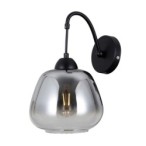 Sieninis šviestuvas Felis 1xE27 Matinė Juoda (WL-40824-1-BK)