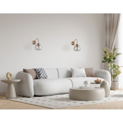 Sieninis šviestuvas Felis 1xE27 Aukso (WL-40824-1-GD)