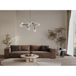 Pakabinamas šviestuvas Ferral 8xE27 Juoda (PND-75075-8-BK-SG)