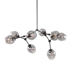 Pakabinamas šviestuvas Ferral 8xE27 Juoda (PND-75075-8-BK-SG)