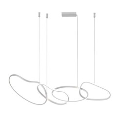 Pakabinamas šviestuvas Fonte LED 60W 3000, 4000, 6000K Balta (PND-22412-S4-WH)