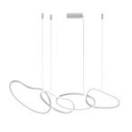 Pakabinamas šviestuvas Fonte LED 60W 3000, 4000, 6000K Balta (PND-22412-S4-WH)